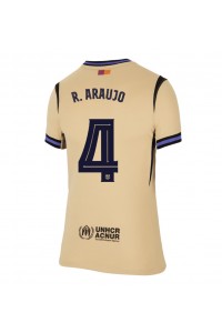 Barcelona Ronald Araujo #4 Voetbaltruitje Uit tenue Dames 2025-26 Korte Mouw